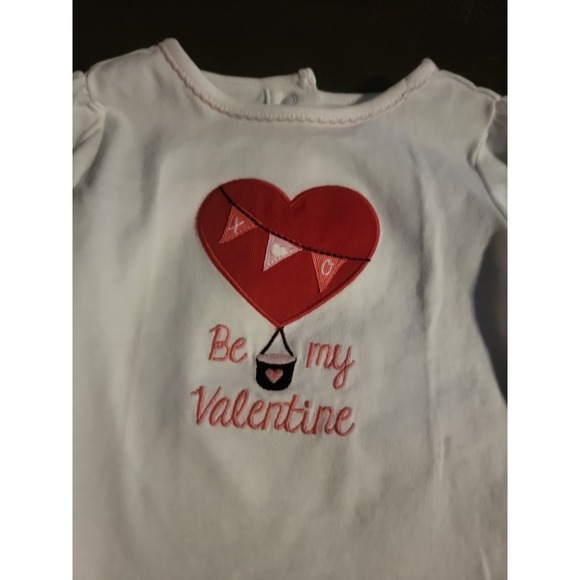 Gymboree valentine's day be my valentine heart balloon outfit 6 12 months - Picture 2 of 4
